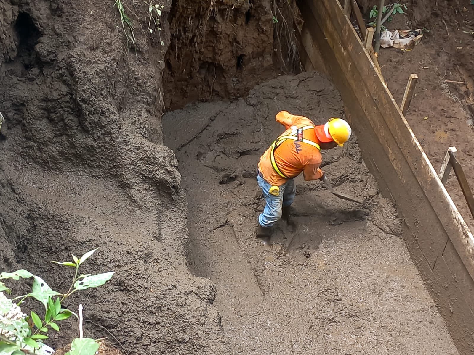 MOP construye obras de mitigación en cárcavas formadas en Berlín y