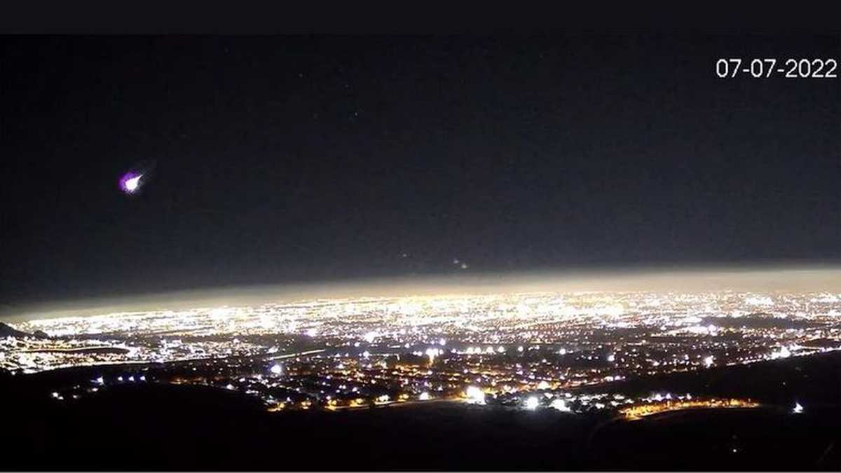 VIDEO El Impresionante Momento En El Que Un Meteorito Cae Sobre La